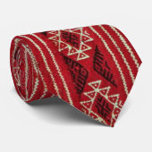 クラベートモチーフMZEB AMAZIGHシンボレデベルベレス ネクタイ (ロール)