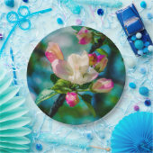 クラボンの花と芽 ペーパープレート (パーティー)