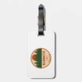 クラマス国有林 ラゲッジタグ (裏面縦)