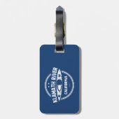 クラマス川,カリフォルニア ラゲッジタグ (裏面縦)