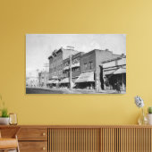 クラマス滝、またはビューのメイン通り キャンバスプリント (インサイチュ (リビング))