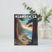 クラマス カリフォルニア 旅行 ポストカード (スタンド正面)