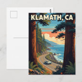 クラマス カリフォルニア 旅行 ポストカード (正面/裏面)