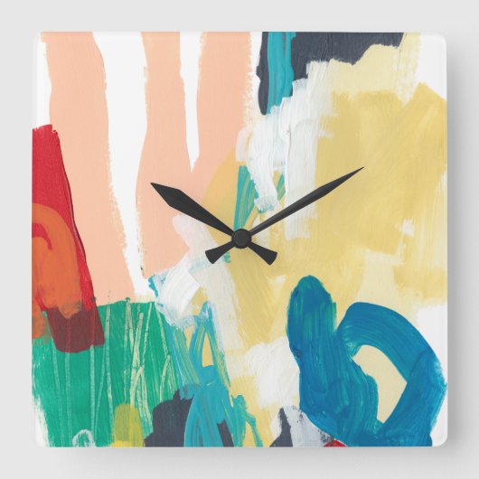 クラマーI スクエア壁時計 (正面)