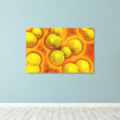 クラミジアの顕微鏡的見解 キャンバスプリント (インサイチュ (ウッドフロア))