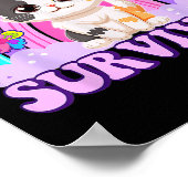 クラミディアサバイバーキャットレインボー ポスター (角)