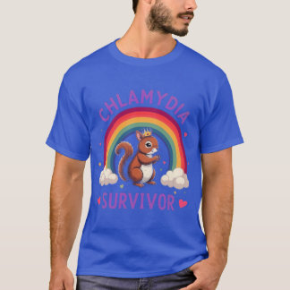 クラミディアサバイバー 冗談 羞恥心 アダルトユーモア Tシャツ