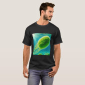 クラミドモナス 緑藻 1 Tシャツ (正面フル)
