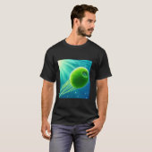 クラミドモナス 緑藻 Tシャツ (正面フル)