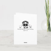 クラミーカード、バレンタインデーカード サンキューカード (裏面)