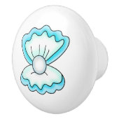 クラムウィズアパールコースタルビーチハウス セラミックノブ (右)