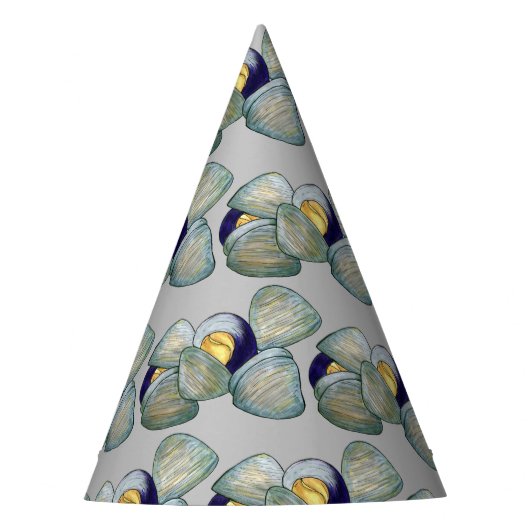 クラムクランベイクロードアイランドニューイングランドのシーフード パーティーハット (正面)