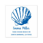 クラムシェル名前をカスタムする差出人住所 セルフインキングスタンプ (デザイン)