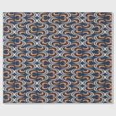 クラムシェル波V ラッピングペーパー (フラット)