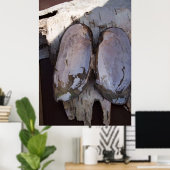 クラムシェル翼 ポスター (ホームオフィス)