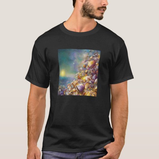 クラムシーシェルシェルコレクタービーチ海沿岸 Tシャツ (正面)