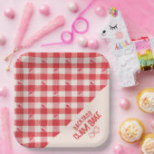 クラムパーティー カジュアル シーフード パーティー ギンガム プライド ペーパープレート (パーティー)