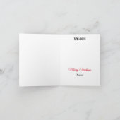 クラムビーおもしろいクリスマスカード カード (内部)