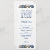 クラムベイクトールズ結婚リハーサルパーティの招待状 招待状 (正面/裏面)