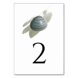 クラム水彩画結婚線 テーブルナンバー