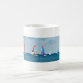 クラム海の帆船のフロティーヤ コーヒーマグカップ (中央)