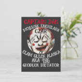 クラム・ガルチのダン・モリスク・エンチラダ大尉 招待状 (スタンド正面)