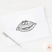 クラム ラウンドシール (封筒)