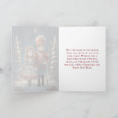 クララとくるみ割りヴィンテージバレエのクリスマス シーズンカード (内部)