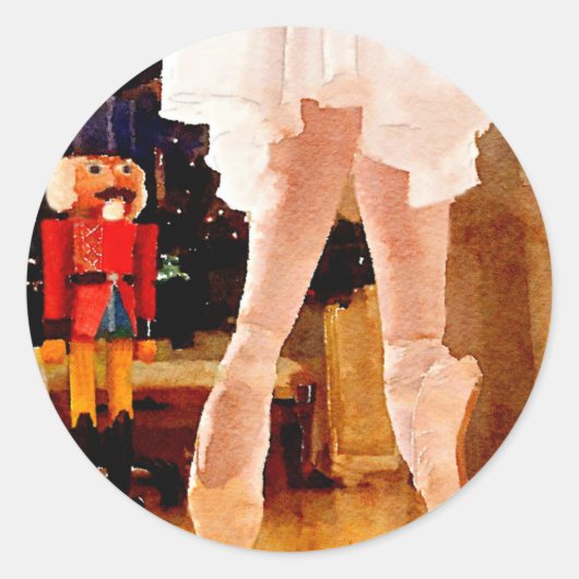 クララとナツクラッカー ラウンドシール (正面)