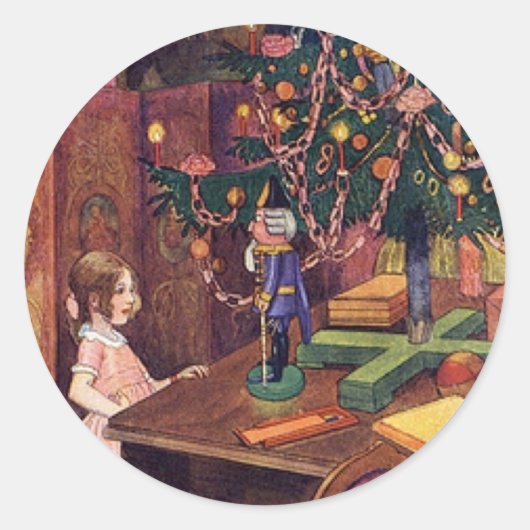 クララとナツクラッカー ラウンドシール (正面)