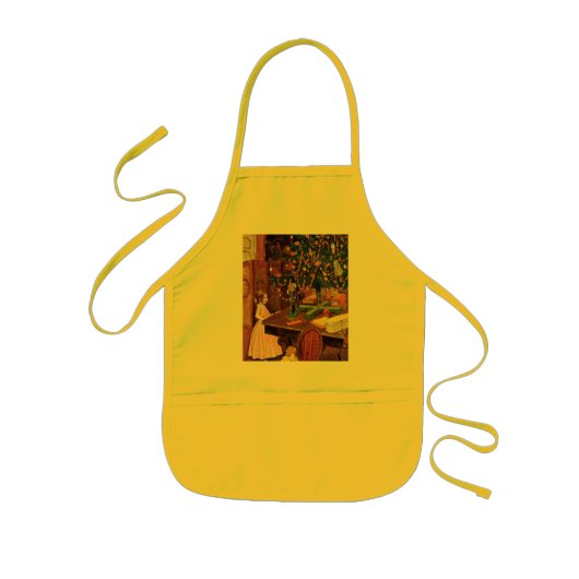 クララとナツクラッカー 子供用エプロン (正面)