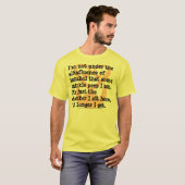 クララのチャンドラーによって"飲まれて" Tシャツ (正面フル)