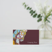 クララの回転木馬の馬の名刺 名刺 (スタンド正面)