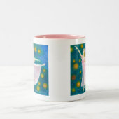 クララはマグは2味方しました(カスタマイズ可能な) ツートーンマグカップ (中央)