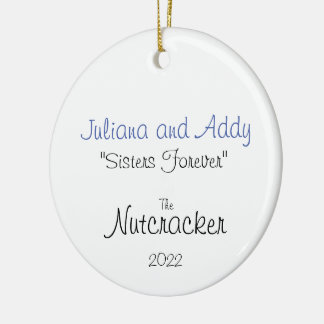 クララアンドパーティーガールカスタム セラミックオーナメント