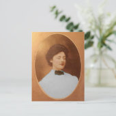 クララセージタラジョンソン1909ポートレートはがき ポストカード (スタンド正面)