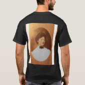 クララセージタラジョンソン1909ポートレートアー素晴らしト Tシャツ (裏面)