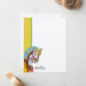 クララハロー！フラットノートカード ノートカード (正面/裏面インサイチュ)