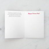 クララバートンナースデイグリーティングカード カード (内部)