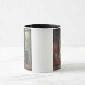 クララヒューズ1902年のポートレート(キャンバスの油) マグカップ (中央)