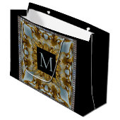 クララマウンエレガントターズモノグラムラージ抱き枕 ラージペーパーバッグ (正面アングル)