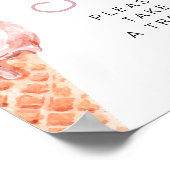 クララレトロアイスクリームラブは甘いTake a Treat ポスター (角)