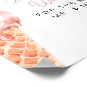 クララレトロアイスクリーム新着アドバイス&ウィッシュ ポスター (角)