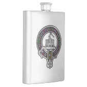 クラランナルドクレスト&タータンチェックのクランマクドナルド フラスク (右)