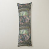 クララヴォルトマンロードデンドロンブッシュinガーデン ボディピロー (裏面 (縦))