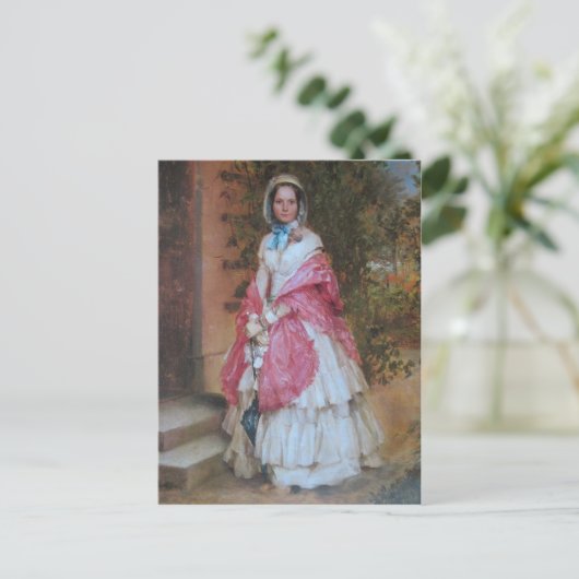 クララ・シュミットはがきから出る準備ができている ポストカード (スタンド正面)