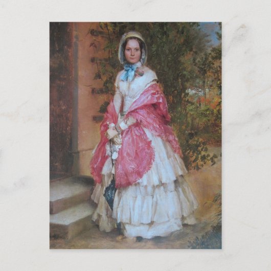 クララ・シュミットはがきから出る準備ができている ポストカード (正面)