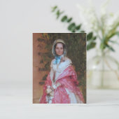 クララ・シュミットは詳細でデートする準備ができている ポストカード (スタンド正面)