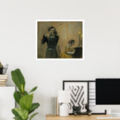 クララ・シューマン(1819-96)とヴァイオリン奏者の1854年(pa) ポスター (ホームオフィス)