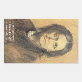 クララ・シューマン， 1878 長方形シール